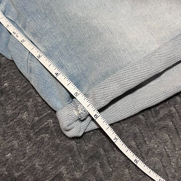 ZARA Jogger Shorts Men's Elastic Waist Denim Shorts Size Medium - Picture 7 of 7